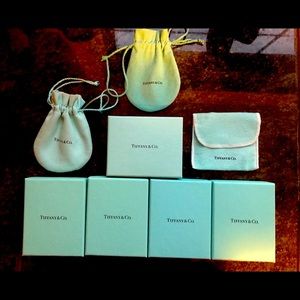 Tiffany boxes and pouches